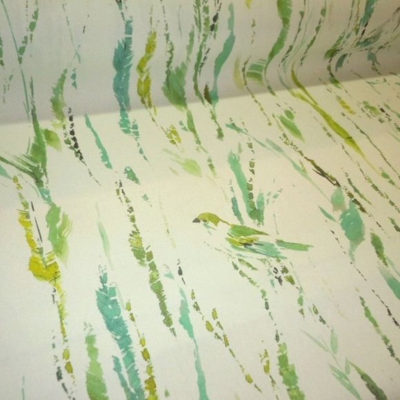 HP 💚 Annie Selke Home Tweet in Green Fabric - Picture 1 of 13